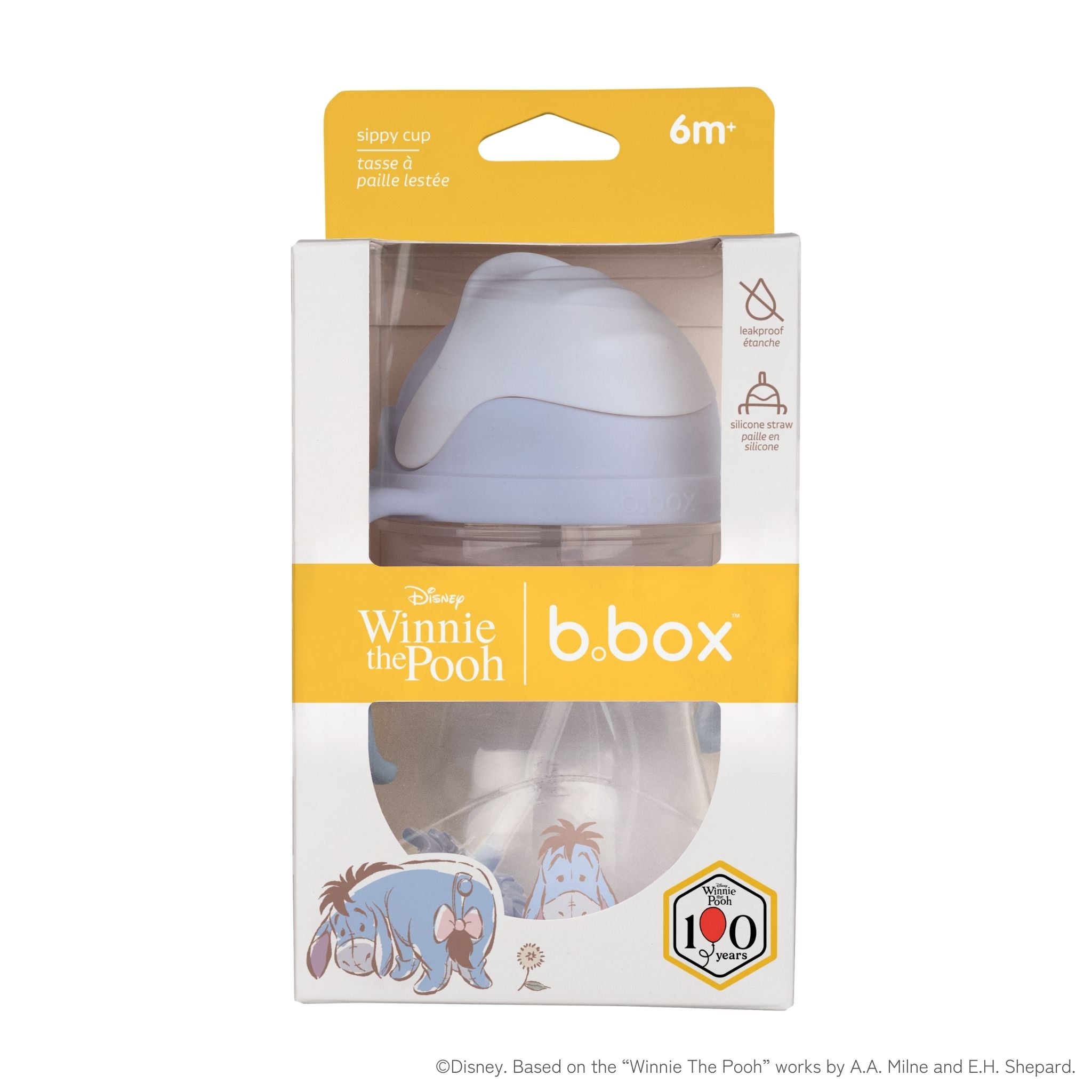【b.box新作 2026年2月以降発売予定】Sippy cup ストローマグ シッピーカップ - Disney - くまのプーさん100周年記念