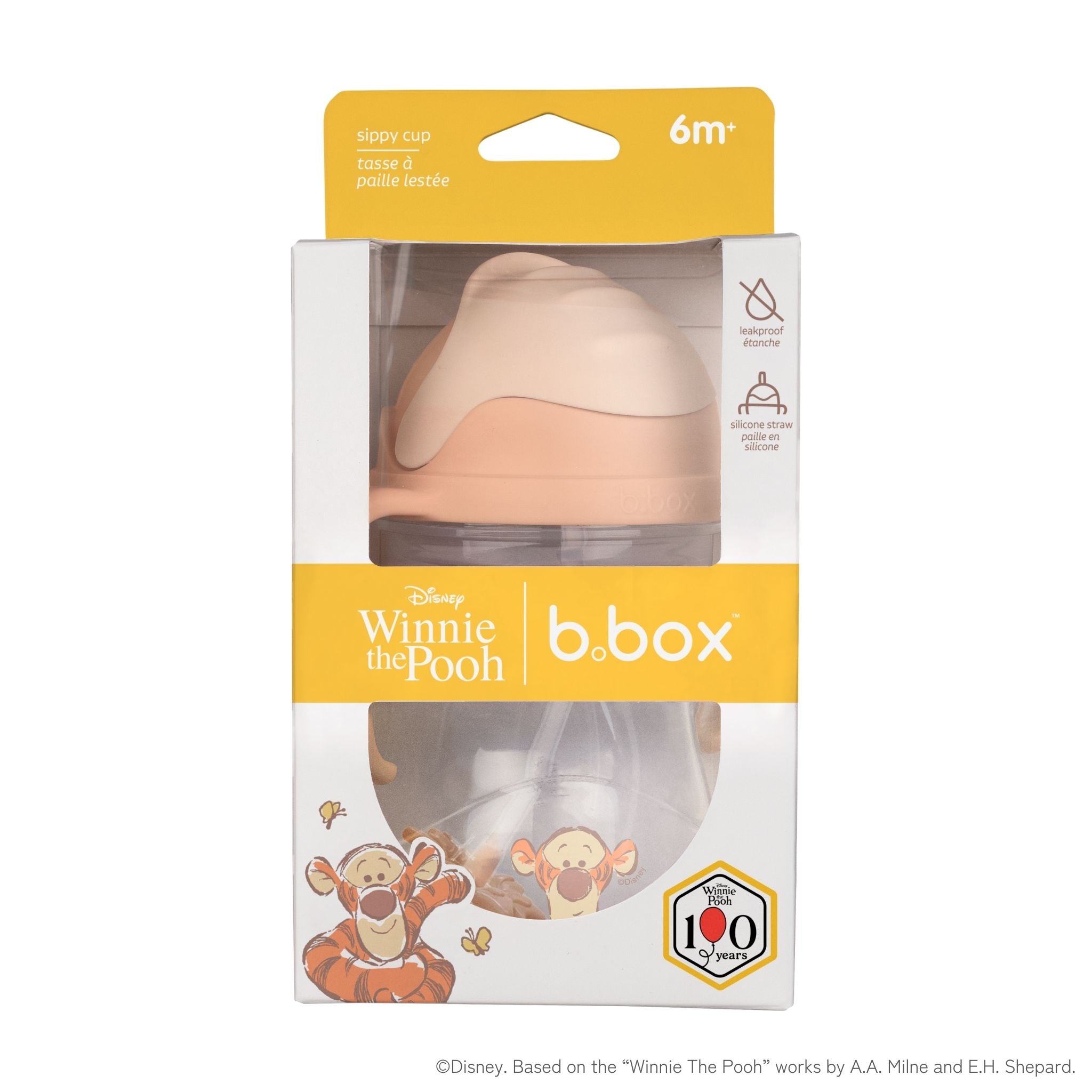 【b.box新作 2026年2月以降発売予定】Sippy cup ストローマグ シッピーカップ - Disney - くまのプーさん100周年記念