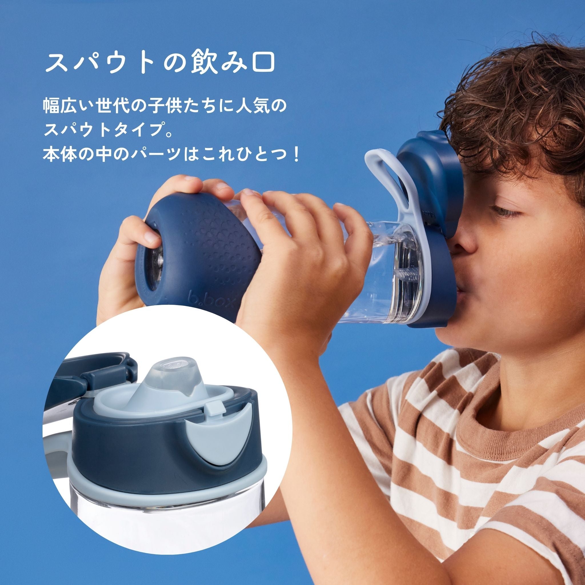 【b.box25新作予約】Sports spout bottle 450ml スポーツスパウトボトル