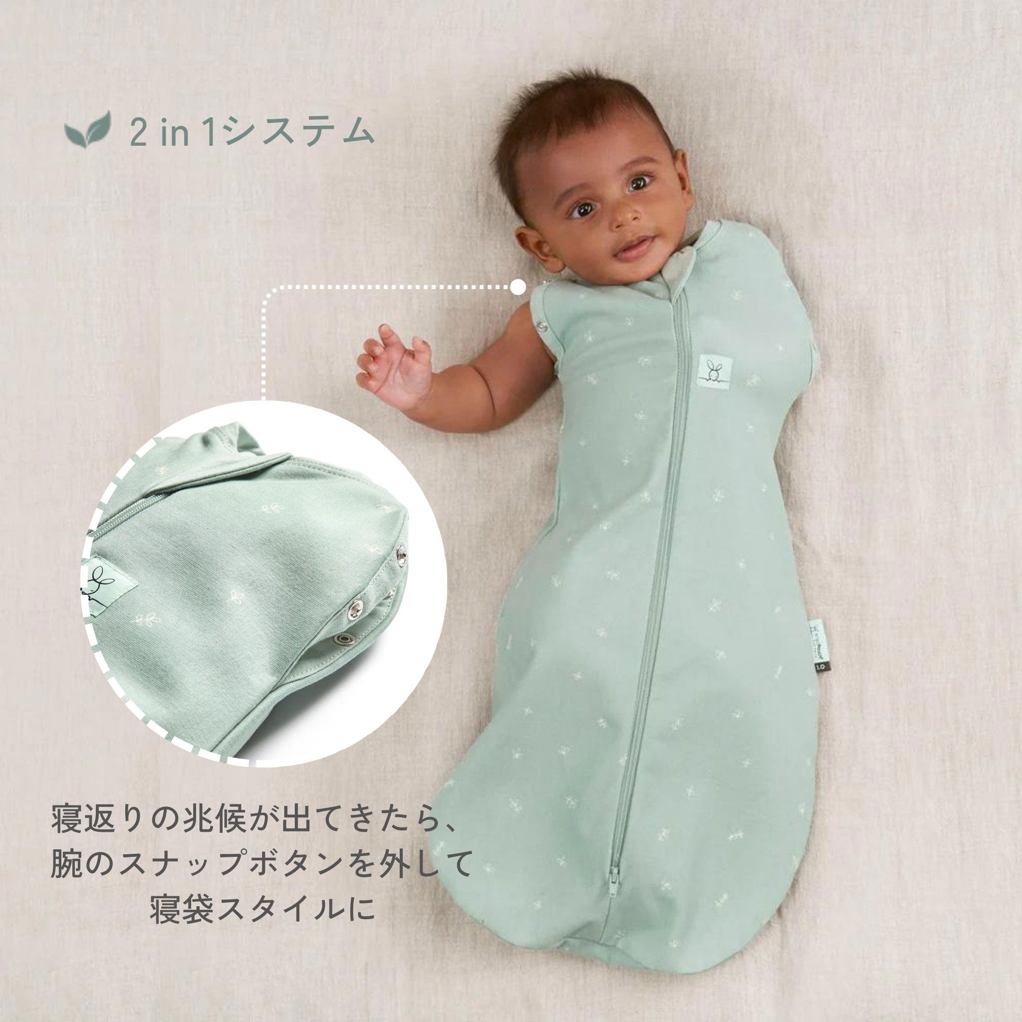 【NEW】＜オールシーズン＞Cocoon Swaddle Bag 1.0 TOGコクーンスワドルバッグ（新生児～／スワドル）